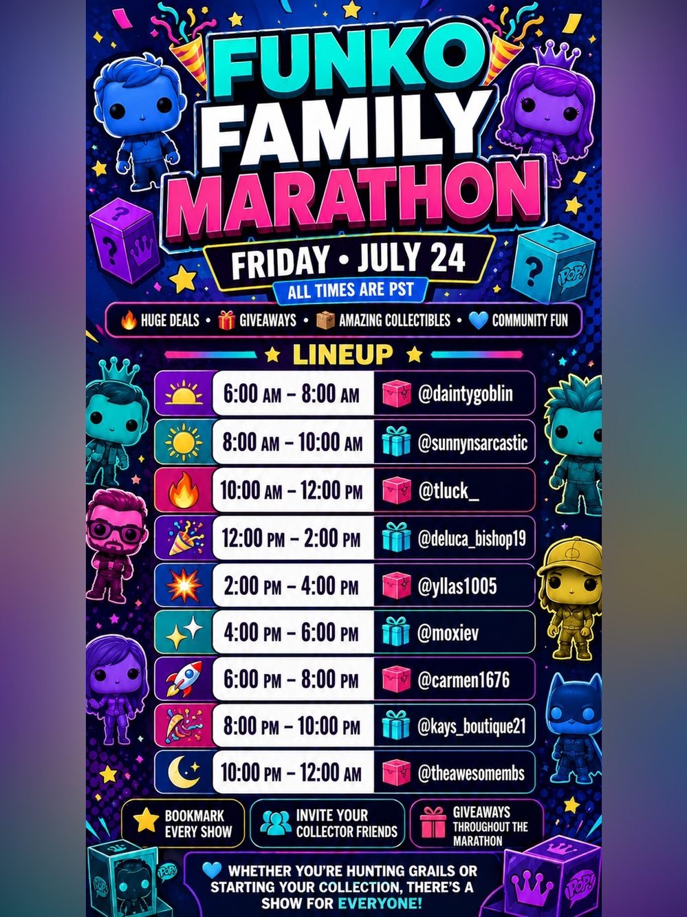 July 24th!!! Funko/Collectibles Train Share show!! - Picture 2 of 6